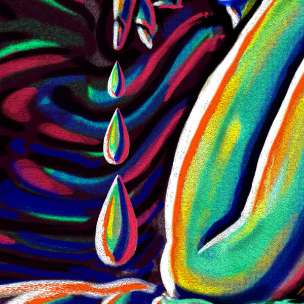 LAGRIMAS CREADORAS impresión lienzo 91x61 cm