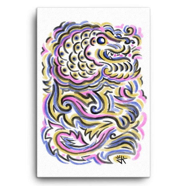 Lion Party Canvas Print