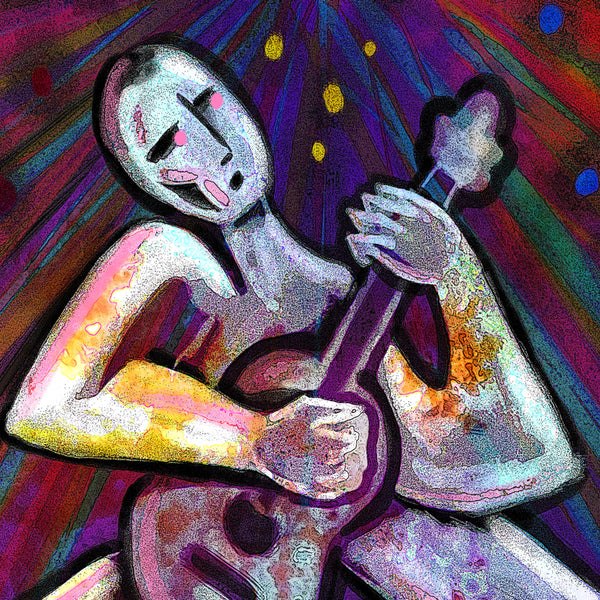 MÚSICOS impresión lienzo 71x51 cm