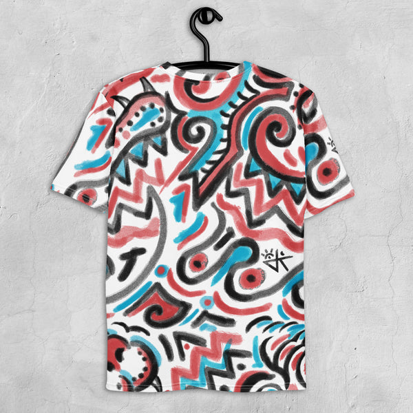 Camiseta Asian Panther blanco all over