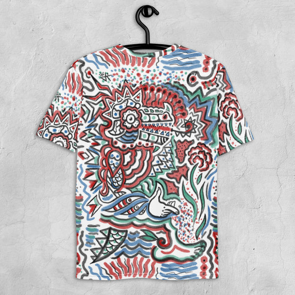 Crocodile God T-shirt with all over print