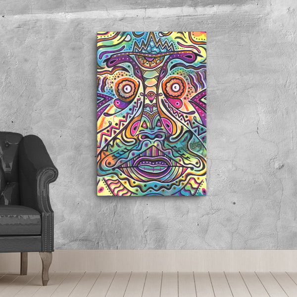 Jazz Totem Canvas Print