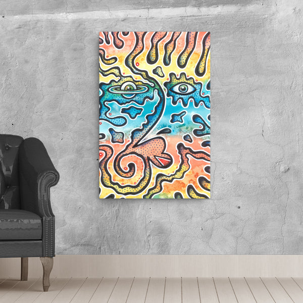 Reggae Totem Canvas Print